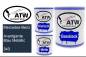 Preview: Mercedes-Benz, Avantgarde Blau Metallic, 343: 1L Lackdose + 1L Klarlack + 500ml Härter - Set, von ATW Autoteile West.